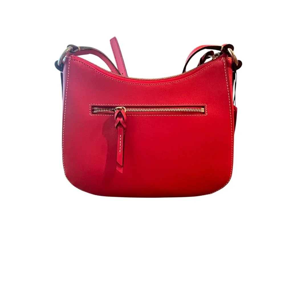 NWT Dooney & Bourke‎ Saffiano Leather Small Kiley Crossbody Color Tomato